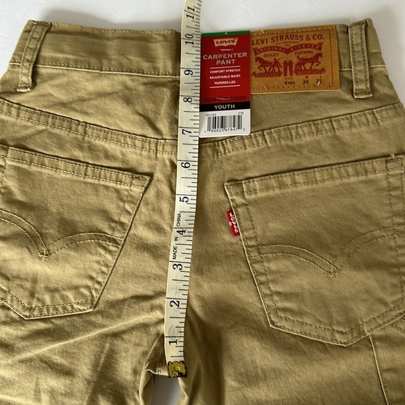 Levi’s Youth Jeans, Slim Flex Stretch, Size 8, Beige - Picture 10 of 14